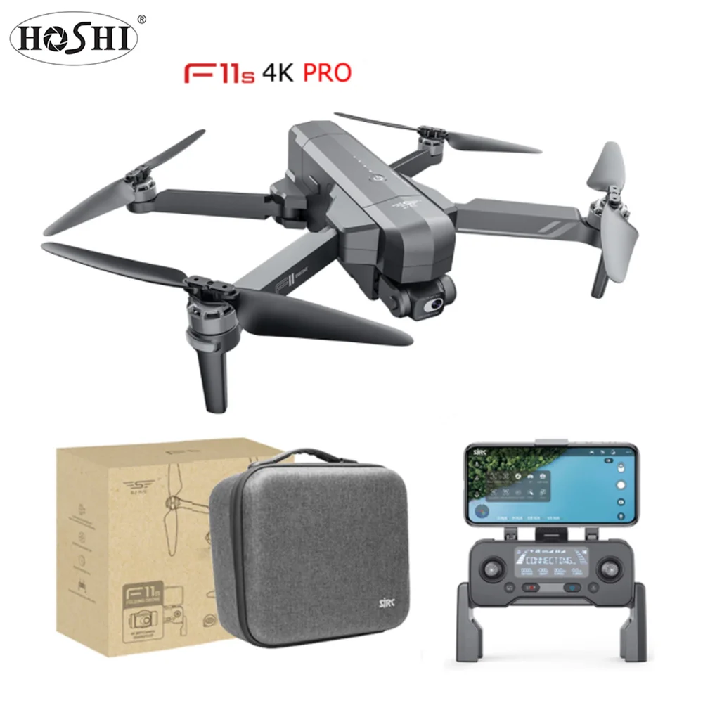 

Складной Квадрокоптер F11S 4K PRO, GPS, камера заднего вида
