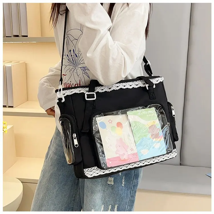 Ballet Girl Large Appetite Itabag Japanese Two-Dimension Single Shoulder Crossbody Bag Gift For Friends Women'S Handbag S2f4763c3a53647c484b7895fa383a79da