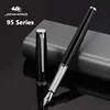 Jinhao 95 Fountain Pen Luxury Retro Design Elegant Material Clip M/F/EF Fine Nib Writing Pens Stationery Office Supplies PK 9019 1