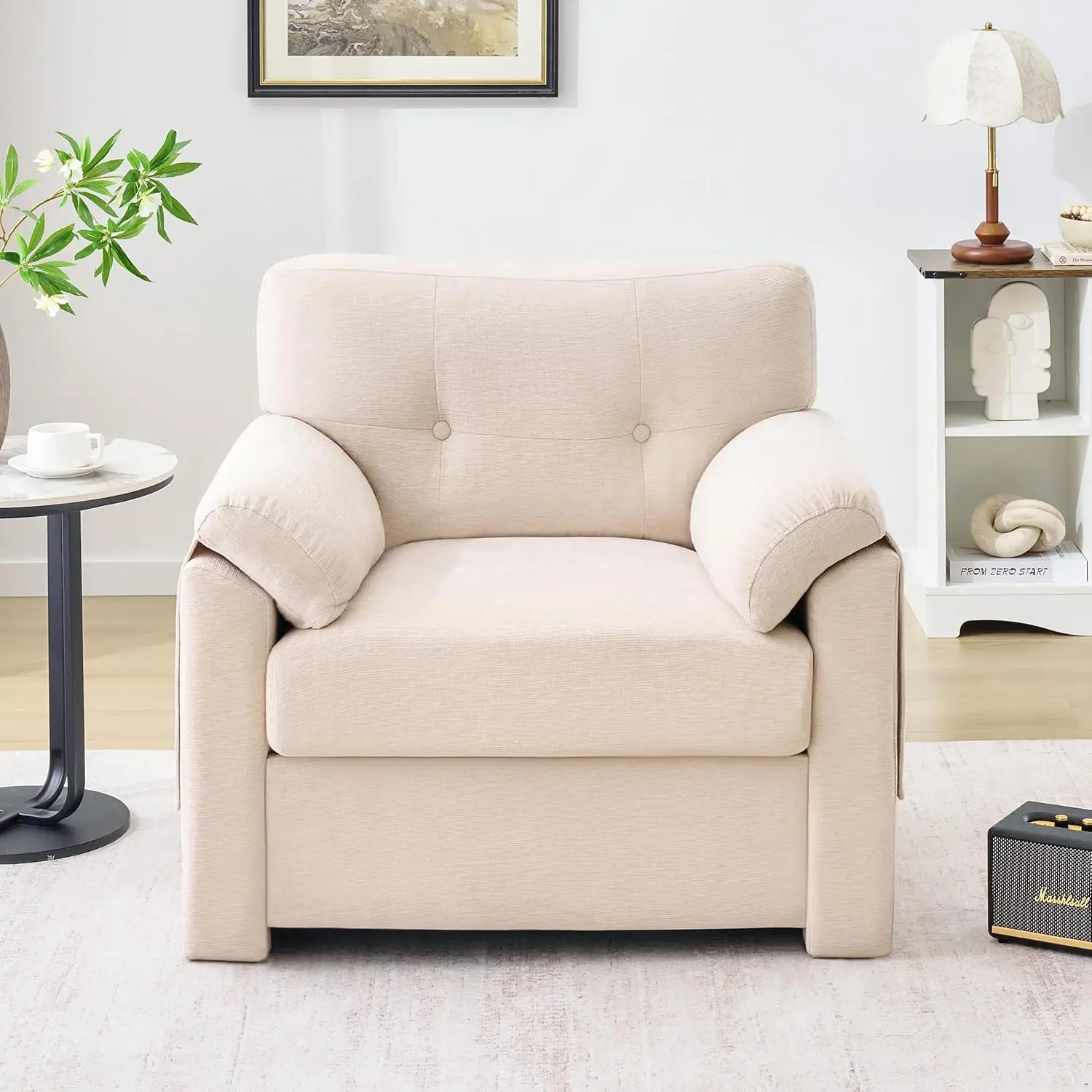 Chenille Armchair 3