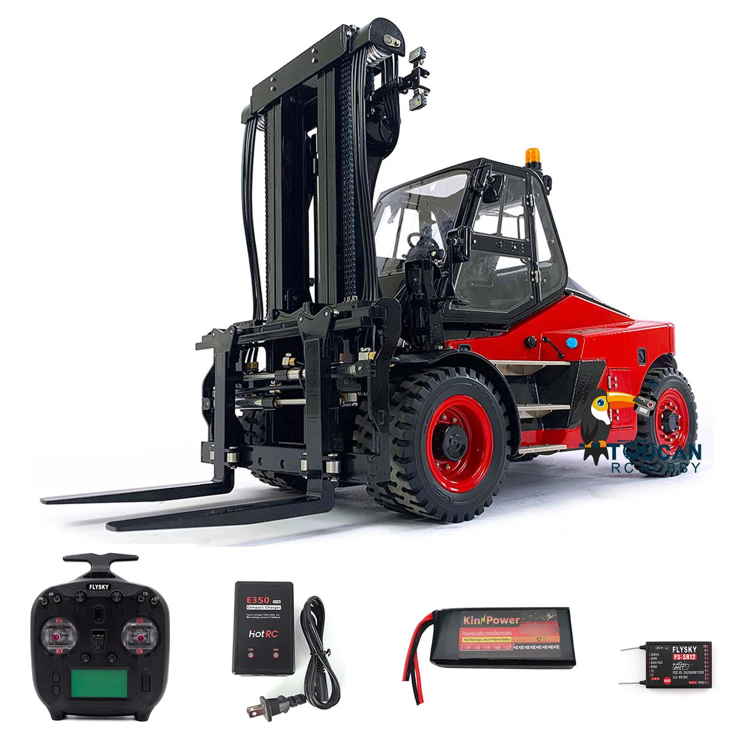 1/14 LESU RTR Hydraulic Forklift Aoue-Ld160S for Electric Forklift Truck Assembled Painted Red Toys for Adult THZH1465-SMT10 2