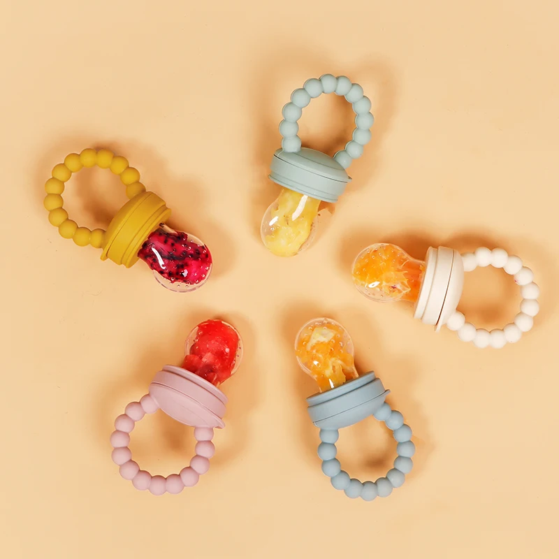 Silicone Nipple Feeder Newborn Training Fruit Feeder Fresh Food Nibbler