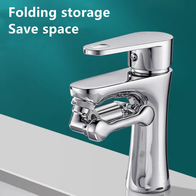 1080° Rotation Faucet Dual Mode Extender Sprayer Head Kitchen Robot Arm Extension Faucets Mixer Aerator Bubbler Water Tap Nozzle 5