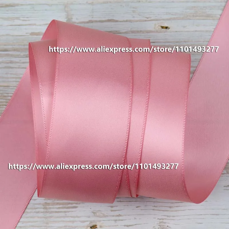 5 Yards Double Sided Satin Polyester Ribbons for DIY Bows Handmade Craft Gifts Wedding Christmas Decoration