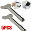 5/1PCS Toothpaste Squeezer Cosmetic Paint Rolling Press Dispenser Squeezer Tube Tools Stainless Steel Metal Bathroom Accessories 1