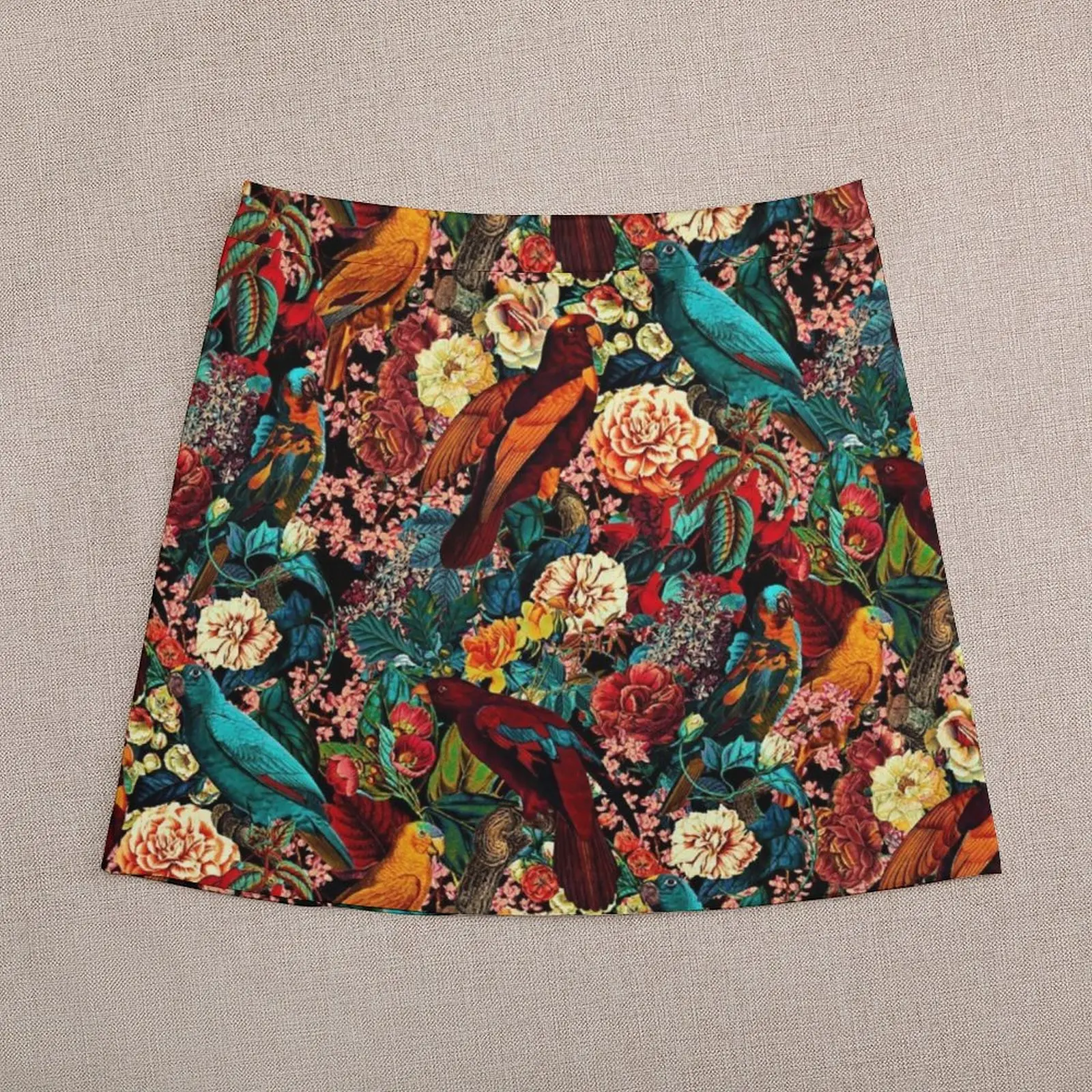 FLORAL AND BIRDS XVII Mini Skirt modest skirts for women skirts for womens 2024 Women's skirts