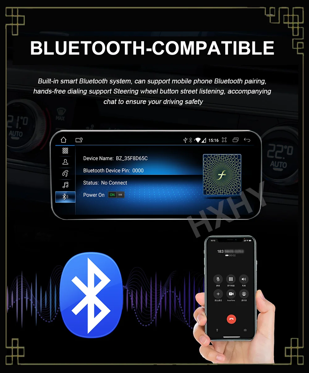Qualcomm 12.8inch Android 15 8Core 12+256G Car Radio Multimedia BT Auto For Benz