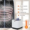 Sauna Steamer Pot 2Liters,220V/110V Steam Generator Stainless Steel Sauna Steamer Pot with Remote Control Steam Pot for Sauna 5
