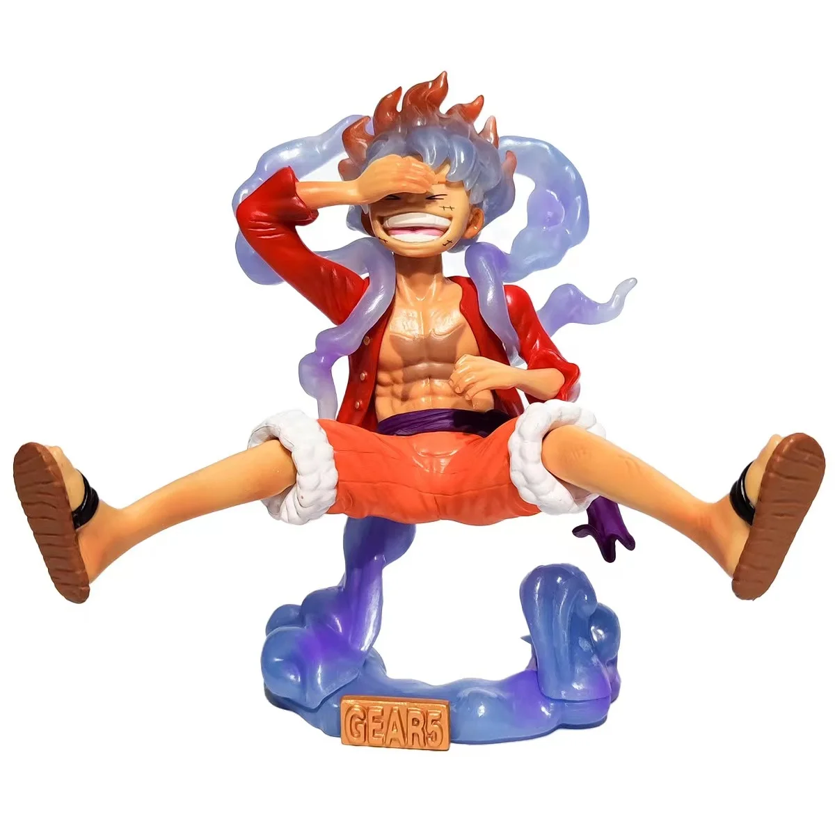 One Piece Anime Figure 15CM Gear 5 Sun God Luffy Nika Action Figure  Collectible Model Decoration Toy Christmas Gifts