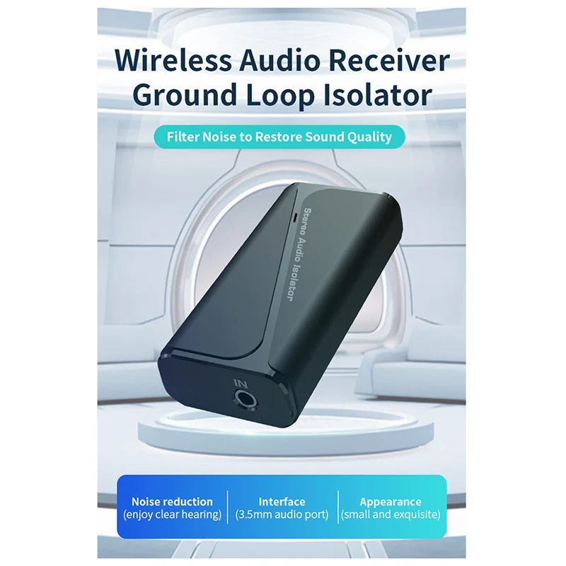 Y10A-New M29 Audio Ground Isolator 5.4 Bluetooth Receiver Common Ground Noise Filter Stereo Current Noise Eliminator