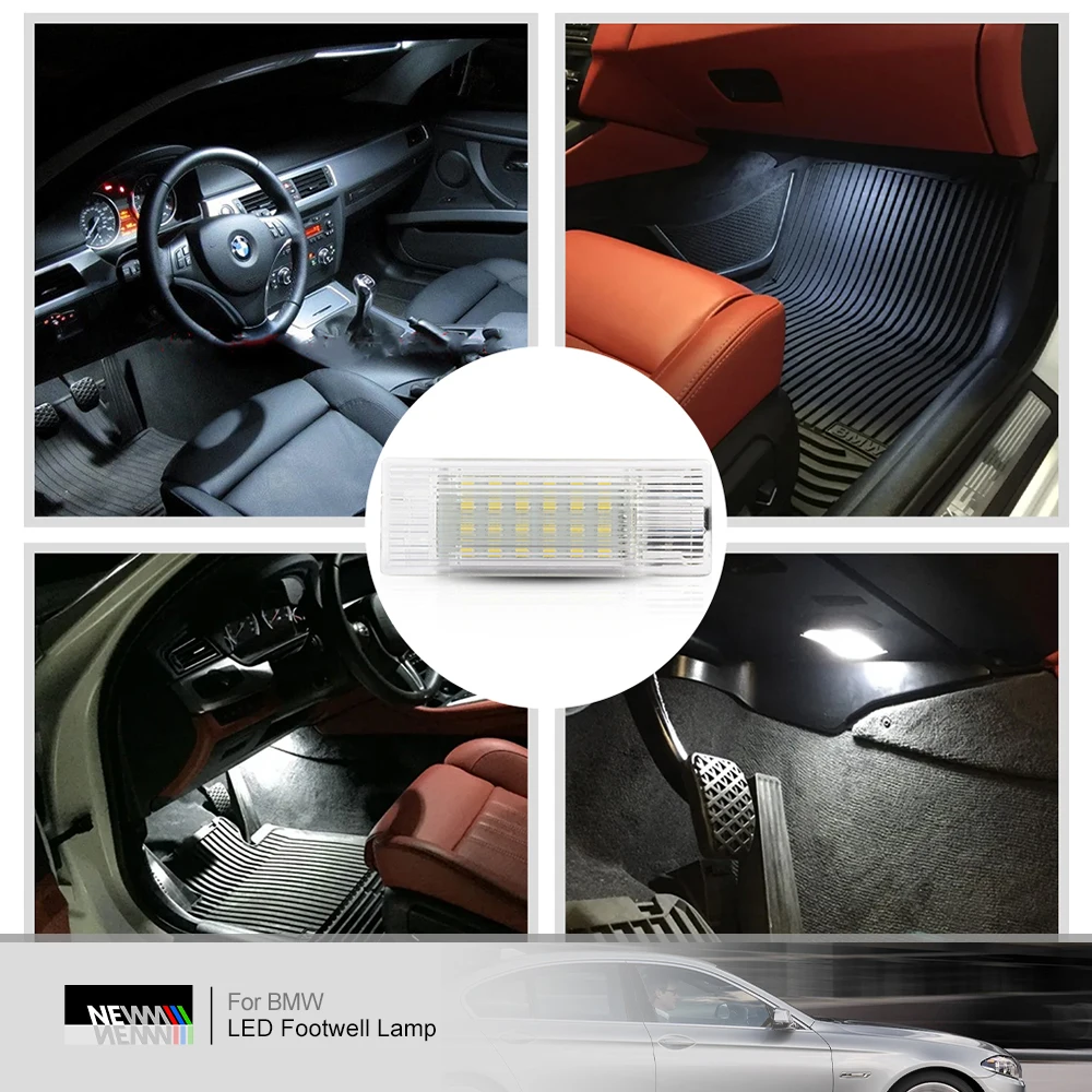 2 Luces de Cortesia LED para BMW SERIE 5 E39, Luz BLANCA Debajo Puerta