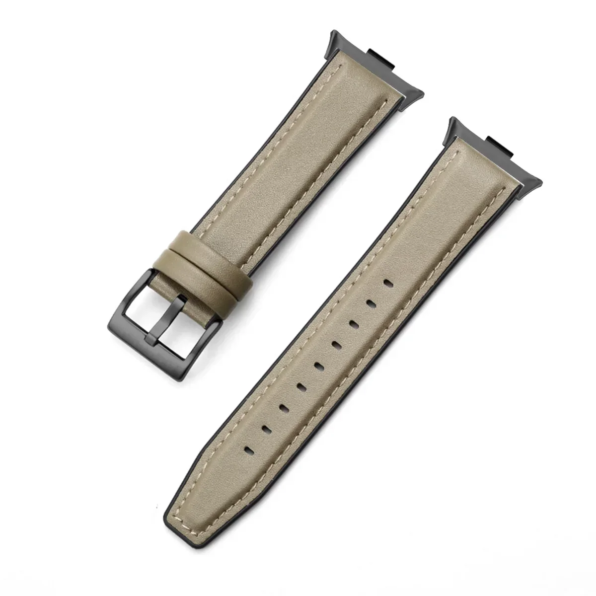 Vintage Leather Strap Wristband for Smartwatches - Replaceable Accessory Bracelet