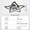 IRALAN Ceiling Fan with Lights Remote Control,6 Speeds 3 Light Color Flush Mount Ceiling Fan for Kitchen Bedroom 5