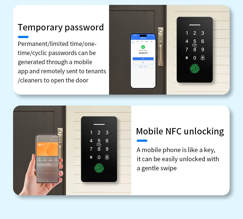Embedded Access Control IP67 Waterproof Fingerprint Attendance System Kit TTLOCK