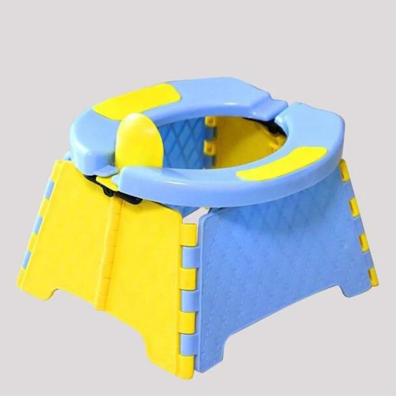 New children's outdoor travel foldable portable car small toilet 4