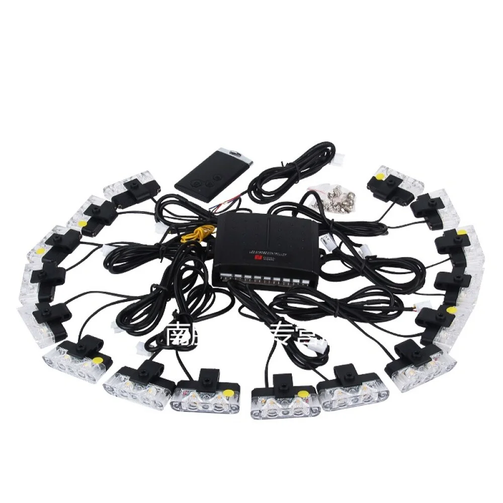 8/16 in 1 LED Suv Grille Strobe Light Automotive Strobe Warning LED ...