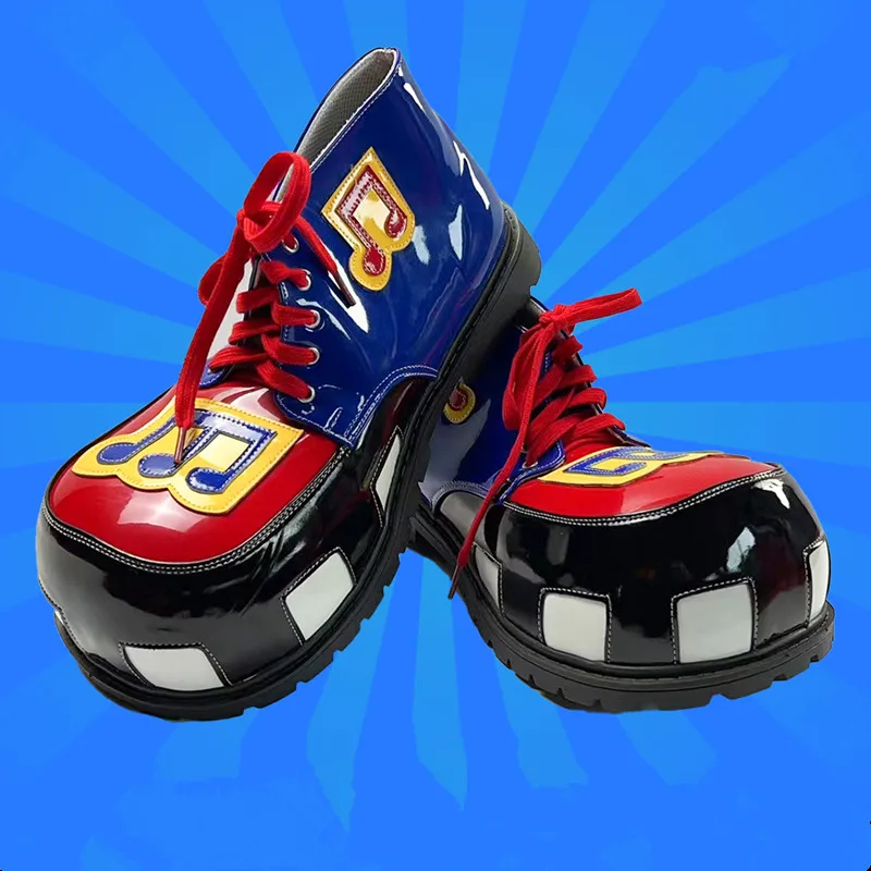 Halloween Clown Shoes | Shoes Joker Carnival | Big Red Clown