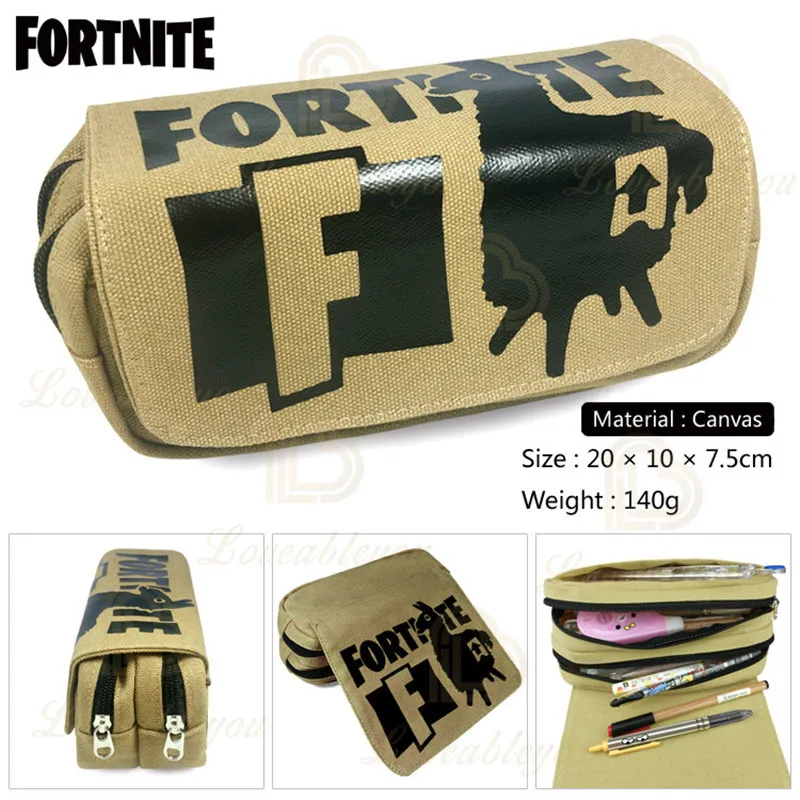 Fortnite 용량 연필 문구 케이스 Peely Llama Victory royal Hero 어린이 3d 펜 상자, 어린이 학생 소년 소녀 십대 가방
