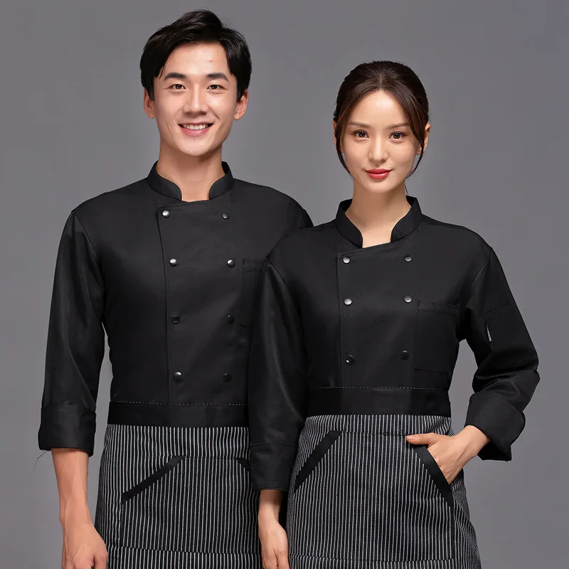 

C360 рабочая одежда шеф-повара, одежда с длинным рукавом для отеля, пекарни, пекарни, магазин тортов, рабочая одежда в западном стиле, летнее пальто для официанта с пекарными десертами