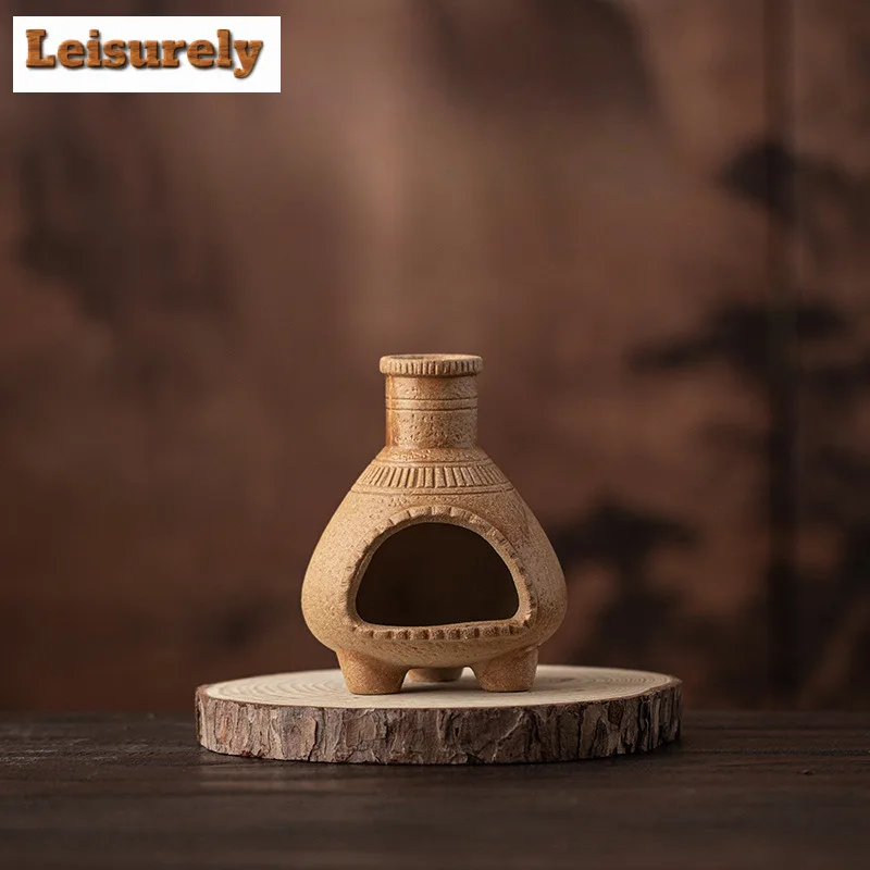 Small Cannon Threaded Incense Holder Mist Smoking Steamers Incense Burners Meditation Smell Distributor Censer Yoga Ornaments