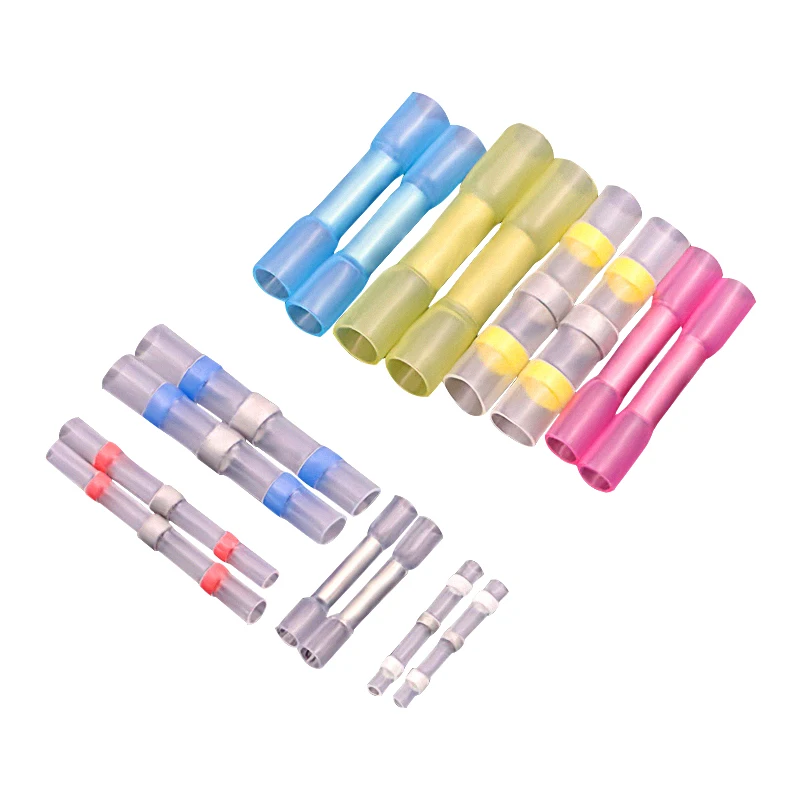 Waterproof Sleeve Seal Heat Shrink Butt Wire Connectors Terminals Electrical Copper 10PCS with a Soldering Sleeve