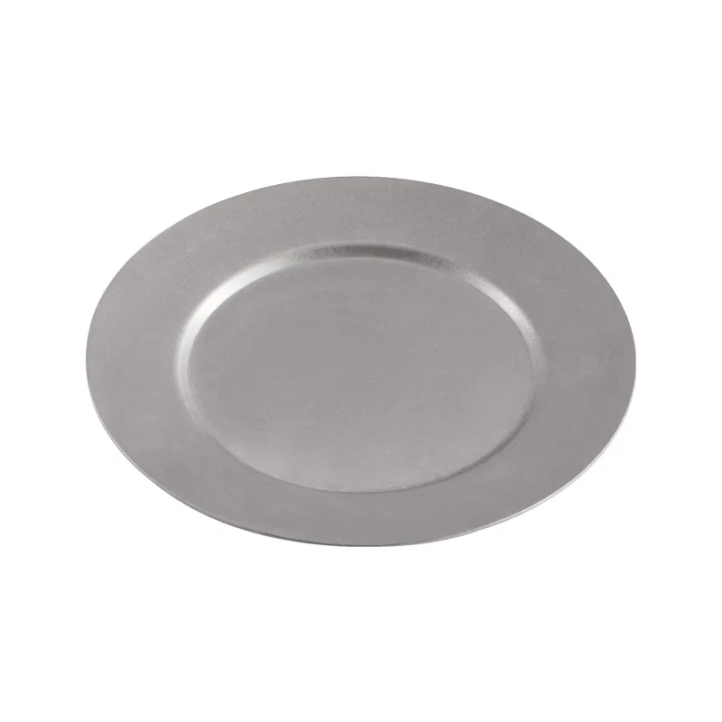 Japanese Retro Thickened Stainless Steel Plate, Western Steak, Kitchen Restaurant Dessert Tray, 1 Pc