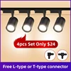 Full Set Track Light rails 220V 110V Spot Led Track Light Ceiling Lamp COB Spotlight Rail Lighting Fixture Home Clothing Store 1