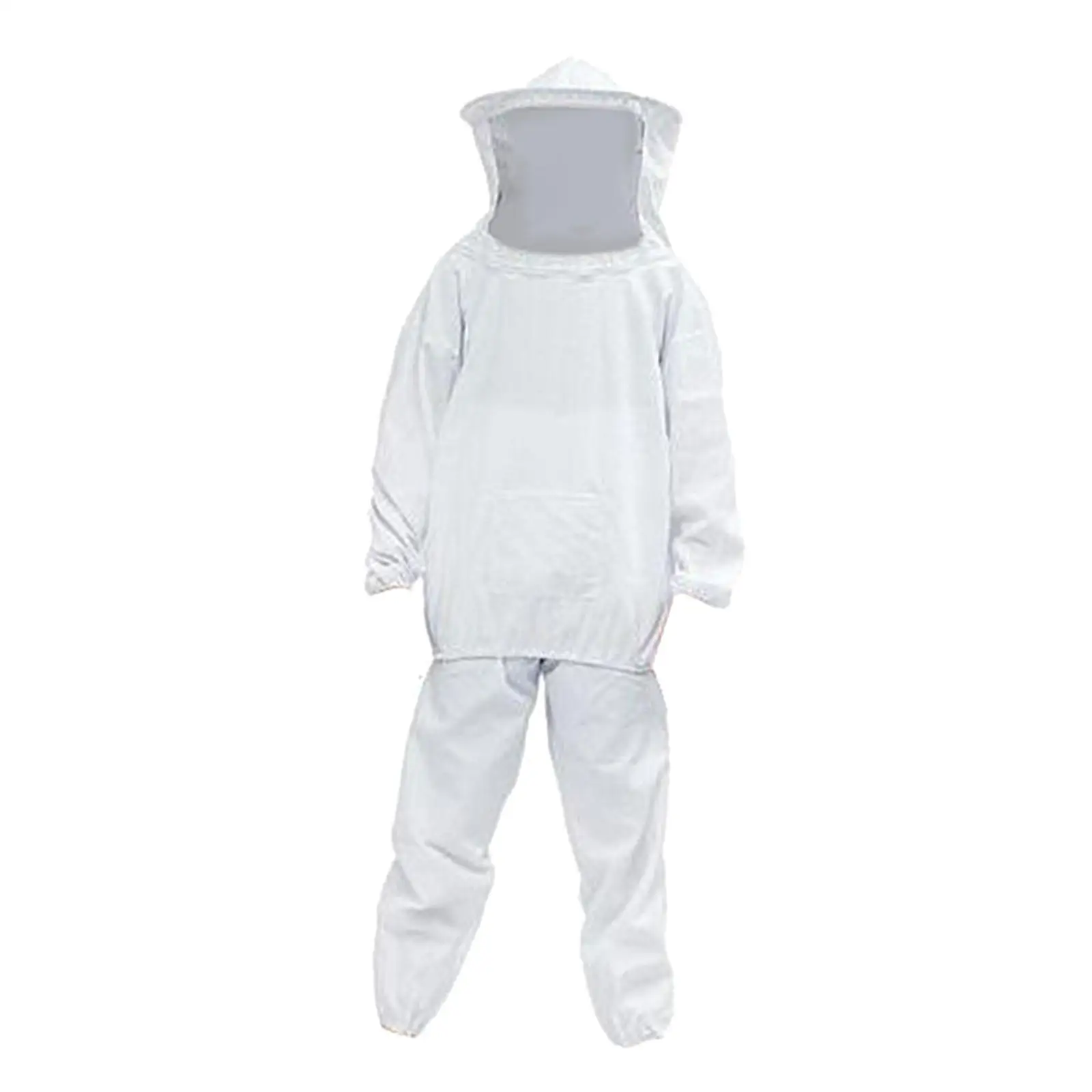 Beekeeping Suit for Beekeeper with and Pants Breathable White Woman Man