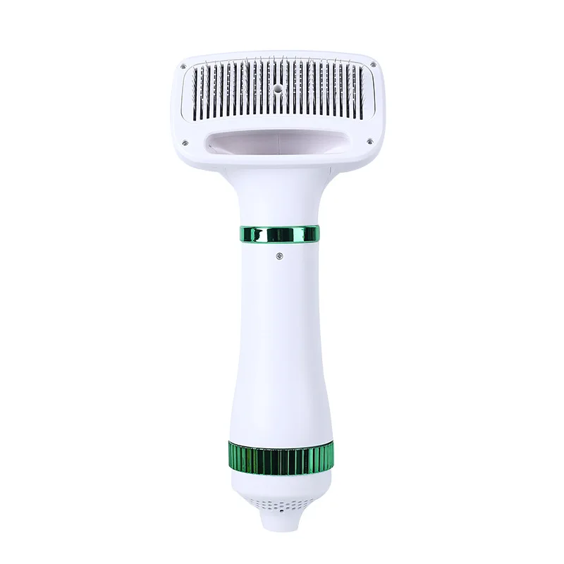 Pet hair dryer comb one-click hair removal massager cat dog pulling
