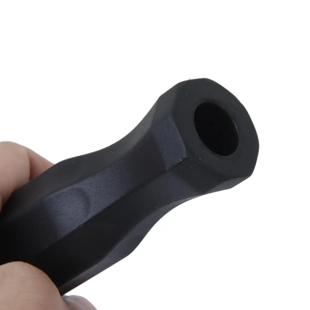 2pcs Black Table Soccer Part Kids Football Fussball Foosball Handle Grips Rubber Replacment 2