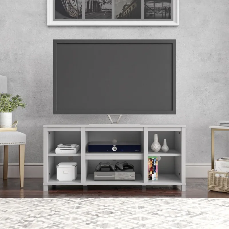 

Parsons TV Stand for TVs up to 50", Dove Gray