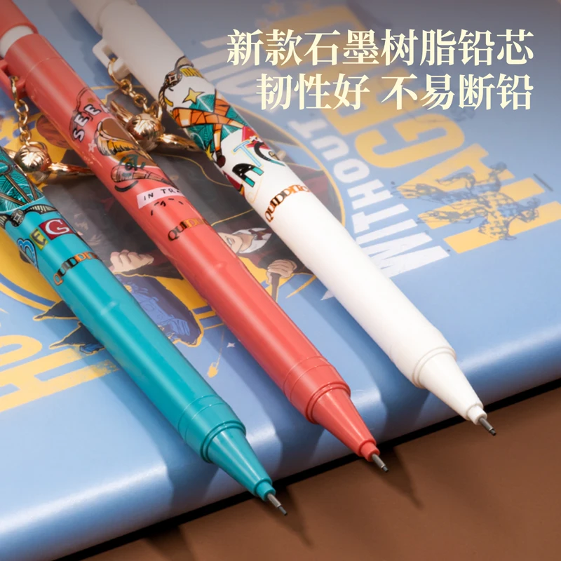 델리 해리포터 기계식 연필 추진 연필, 학교 및 사무용품, 문구 드로잉 스케치 도구, 0.5mm, 0.7mm, 3 개