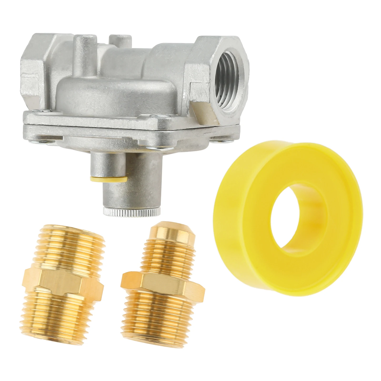 Gás Natural e Regulador de Pressão de Intercâmbio Liquefeito com Peças Bronze Adaptador de Conversão Npt para ng Aplicação Lpg 1