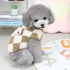 1pc Pet Dog Clothes Soft Warm Fleece Dogs Jumpsuits Plaid Pet Clothing for Small Dogs Puppy Cats Costume Coats 5