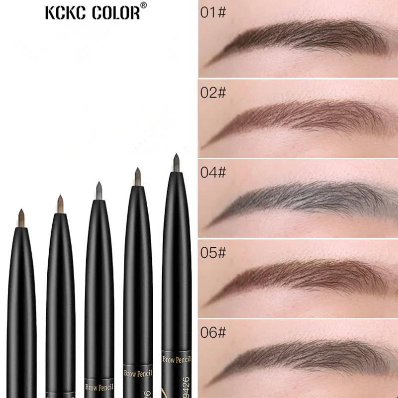 KCKC COLOR Eyebrow Pencil Brow Enhancer Pen Double Fine Head and Brush Long Lasting Eye Brow Definer Cosmetics Easy to Wear 2 KCKC COLOR Eyebrow Pencil Brow Enhancer Pen Double Fine Head and Brush Long Lasting Eye Brow Definer Cosmetics Easy to Wear - Image 2