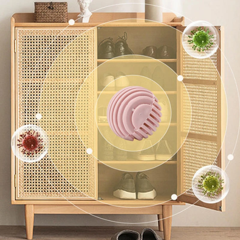 Gute 6-teilige Deodorant-Kugeln, schimmel- und insektensicher, langanhaltender Lufterfrischer für Kleiderschrank, Schuhschrank, Badezimmer und Auto – Detail 4