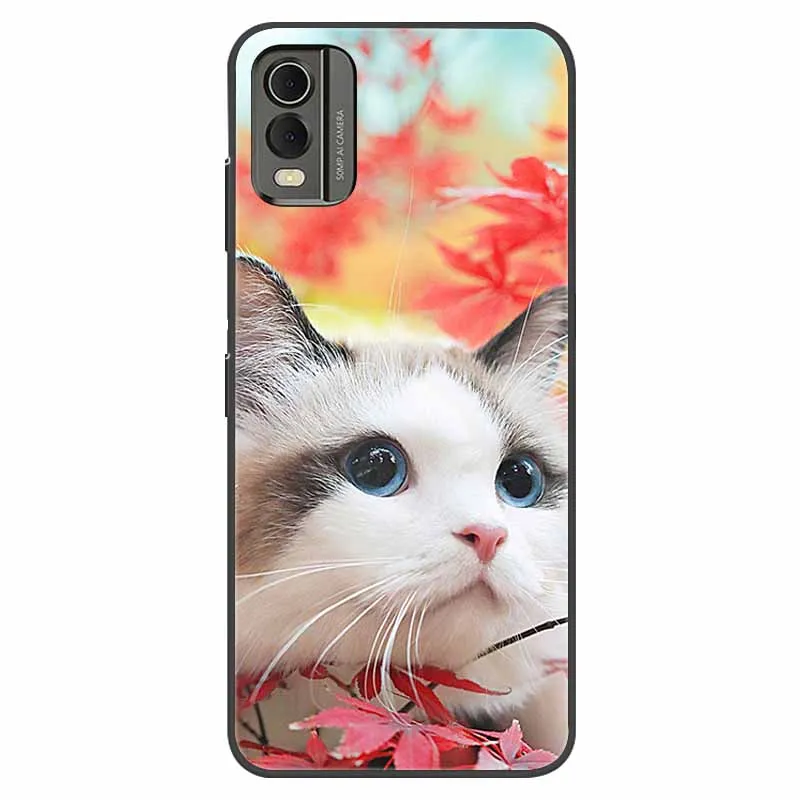 Shockproof Soft Silicone TPU Back Cover with Cute Cartoon Design