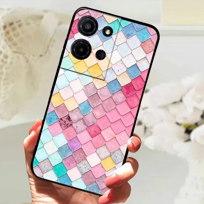 Marble Printed Shockproof TPU Matte Phone Case - Soft Protective Back Bumper Cover