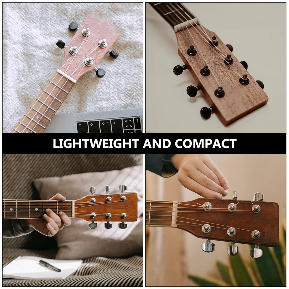 Guitar Tool 6 Pcs Natural Cattle Bone Nut Replacement Electric Guitar Vintage Uncut Guitar Parts Accessories