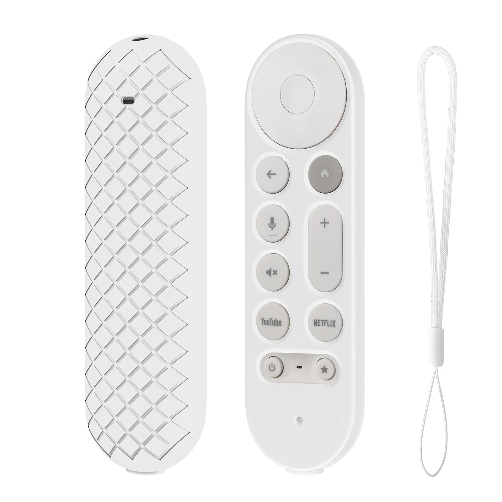 Silicone Remote Controller Cases Protective Covers For Google TV Streamer 4K TV 2024 for Google GY3LE Remote Controller 2