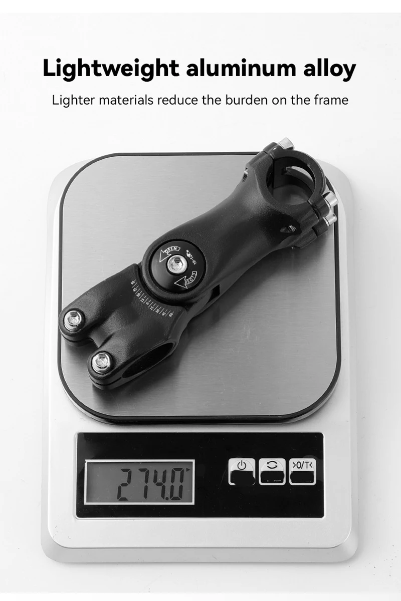 Mountainbike Erhöhen Aufrecht Fahrrad Vorbau Aluminium Legierung 25,4/31,8mm Kaliber Einstellbare Höhe Enhancer Lenker Zubehör – Detail 9
