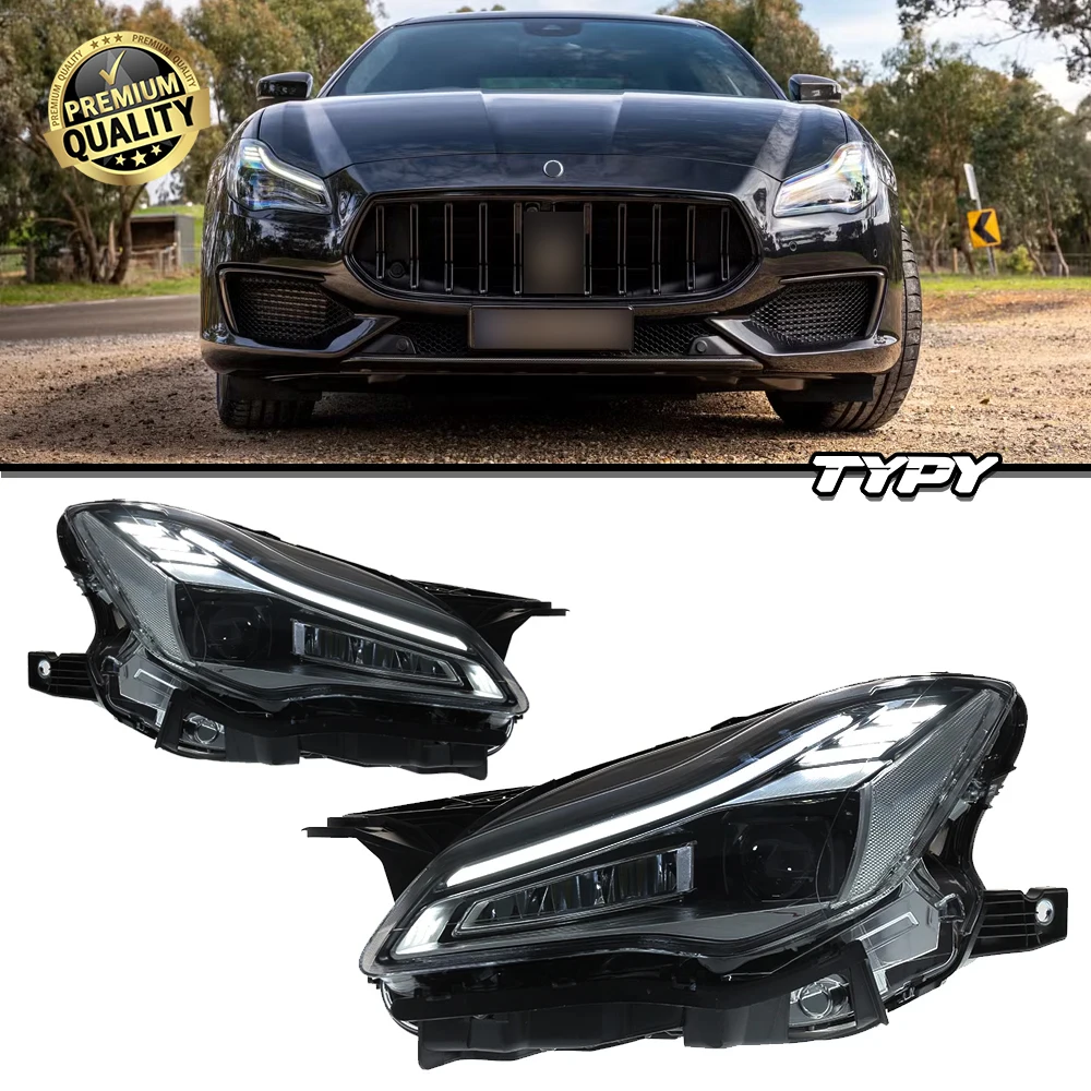 2015 マセラティクアトロポルテ　ヘッドライト MASERATI マセラティ クアトロポルテ用 後期タイプ LED ヘッド