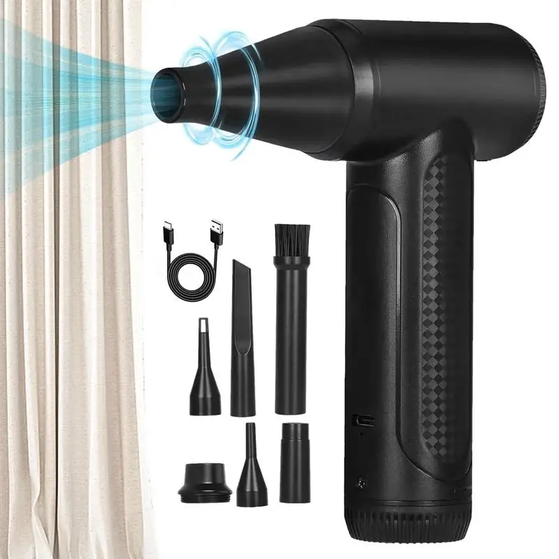 

Mini Jet Fan Portable Jet Blower Handheld Multipurpose Dust Blower Wireless Air Duster For Cooling Outdoors Travel