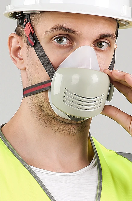 

Пылезащитная силиконовая противопромышленная дышащая одноразовая хлопковая маска с фильтром