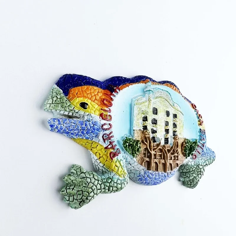 Imán Resina 7x9 Cm Toledo Catedral España 3D Imán De Nevera