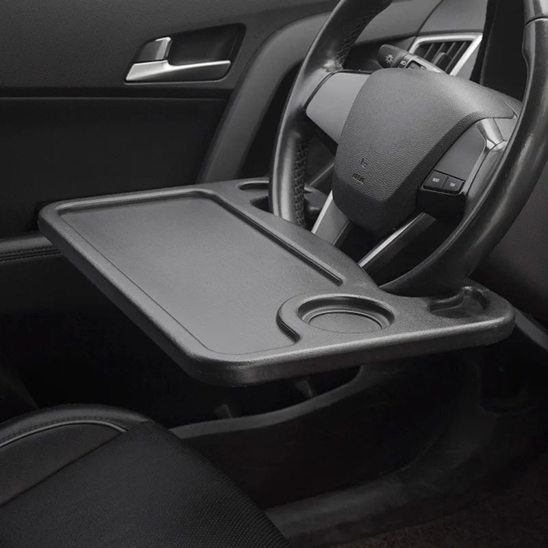 Laptop Desk Stand Portable Car Laptop Computer Desk Mount Stand Eat Work Car Steering Wheel Dining Table Bracket Drink Food Coffee Tray Board