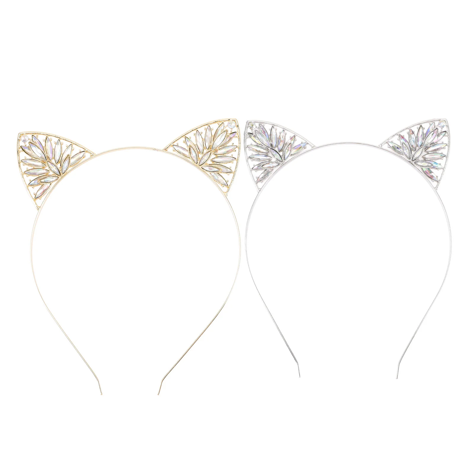 

Cat Ears Glitter Headbands For Girls Adorable Glitter Glitter Headbands For Girls Ear Hair Accessories for Girls