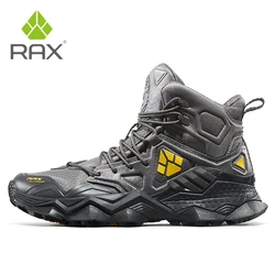 Rax Men's Waterproof Breathable Outdoor Trekking Shoes - 43 (Silver-waterproof)