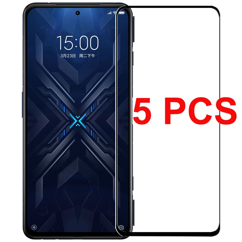 Vetro Temperato Proteggi Schermo Ultrasottile Nero Per Black Shark 4 Pro Schermo Intero Protettivo Per Black Shark 4S 5 Rs Pro Film