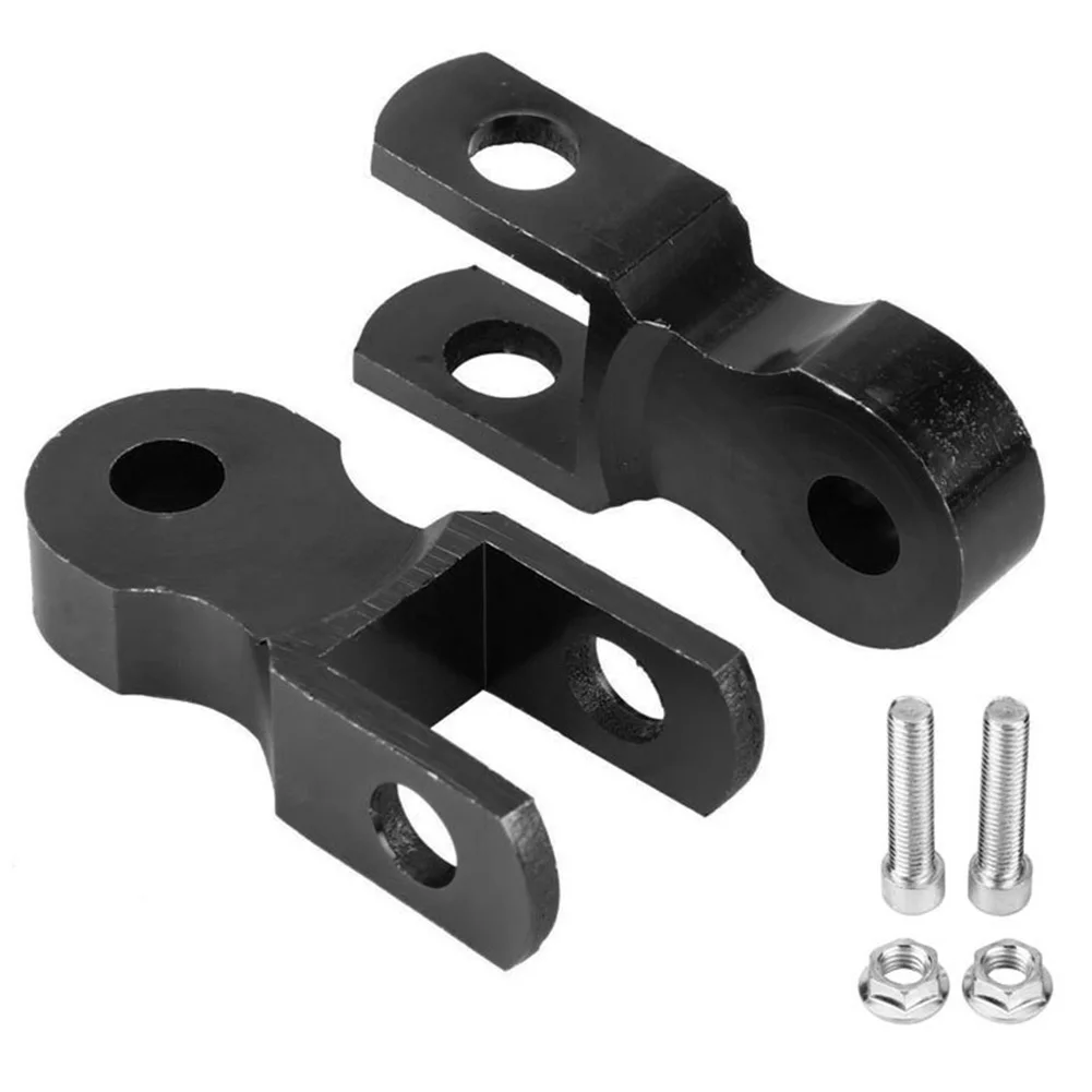 Motorcycle Accessories Rear-Shock Absorber Risers 77mm Black Absorber Riser Risers CNC Motorbike Height
